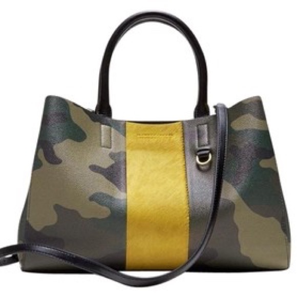 Banana Republic Handbags - Mini Larkin Faux Leather Calf Hair Camouflage